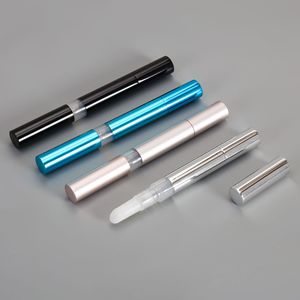 Stylo rechargeable sur mesure 4 ml, emballage tube cosmétique, sérum de croissance des cils, corps métallique pour recharge de teinture à sourcils - Product Image 1