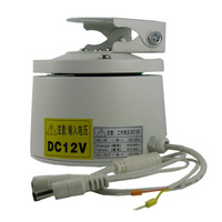 Outdoor Waterproof Pan Tilt Unit, Rotating Bracket DC12V RS485 Pelco-D Protocol 355°Horizontal Rotation Camera Mount Bracket