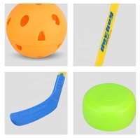 Ensemble de jouets de hockey sur glace, mini bâton et balle, jeu de hockey sur genoux pour enfants, jouets de sport et de fitness