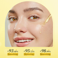 Sérum Visage MOOAYM Hydratant Anti-Âge Éclaircissant Luxe Or 24K 30ml Marque Blanche Hydratation Intense pour Soin de la Peau
