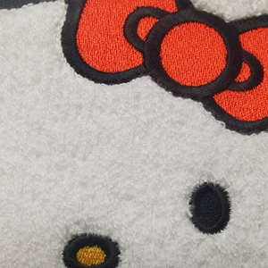 New Arrival Sẵn Sàng Để Tàu Xin Chào Các Bản Vá Lỗi Chenille Thêu Sắt Trên Mini Dễ Thương Kitty Vá Cho Quần Áo Túi Hàng May Mặc - Product Image 4