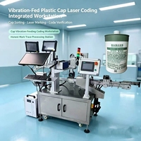 Machine de marquage laser haute vitesse pour emballages cosmétiques avec fonction de marquage de codes QR micro UV GS1 et prévention des copies en ligne