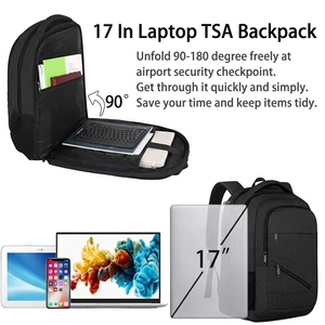Wholesale Multifunction 17 Inch Iaptop Travel <strong>Bag</strong> Pack for Men Anti Theft <strong>Computer</strong> Office Business Backpack Travel <strong>Bag</strong> - Product Image 5