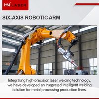 Robot de soudage laser industriel à 6 axes 1000W 1500W 2000W 3000W certifié CE, machine de soudage automatique pour la fabrication métallique