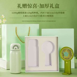 New Product Idea 2024 Women Set Day Gift Mini Fan With Umbrella Water Bottle <b>Towel</b> Gift Set Box for Women - Product Image 3