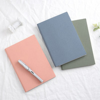 Journal d'école mignon a5 a6 souple en cuir PU, carnet personnalisé doublé à pois, 2022