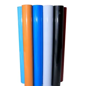 Anolly 베스트 셀러 PVC 필름 밝은 비닐 롤 멀티 컬러 비닐 더블 광택 절단 필름 제조 업체
