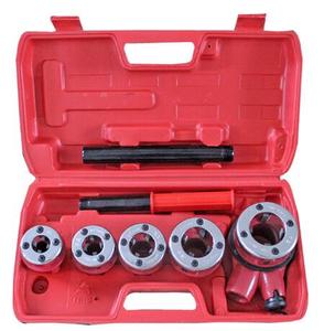 Máquina portátil manual para roscar tubos con manivela de trinquete y 5 matrices de repuesto HT62-5 - Product Image 6