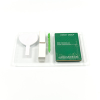 Boîte d'emballage personnalisée en PVC transparent et carton ivoire avec impression dorée pour cadeaux et emballages artisanaux