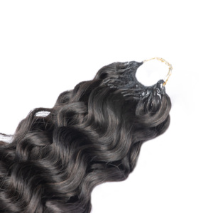 Tresses au crochet sans nœuds en cheveux indiens vierges pré-divisés de 20 pouces, 60 grammes/lot, lisses, invisibles, double épaisseur, fabriquées à la machine - Product Image 4