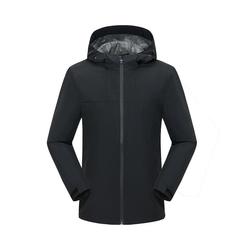 Coupe-vent noir personnalisé