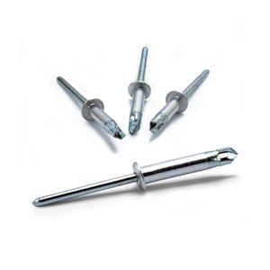 NEX Fast Rivet 4 x 20 mm Rivet aveugle autoperceur en acier aluminium non peint 100 pièces - Product Image 3