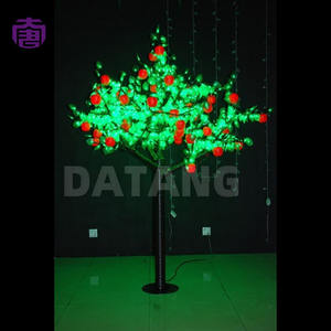 Árbol de Frutas Artificial Decorativo con Luces LED, Frutos Brillantes, Decoración para Exteriores, Halloween, Calle Comercial, Plaza, Resort, Eventos - Product Image 3