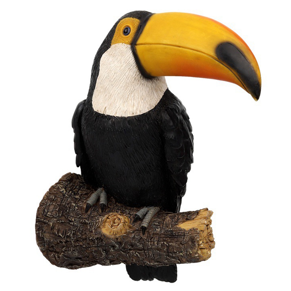 Hars Papegaai Standbeeld, Tropische Vogel Beeldjes for Home Decor, Cadeau for Papegaai (Color : green