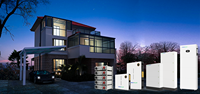 Batería de Almacenamiento de Energía Residencial LithiumValley W16 en Stock en la UE, 8,000 Ciclos, 51.2v 16kwh, Paquete de Baterías Lifepo4 con Ruedas