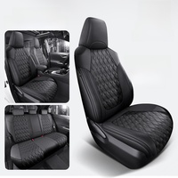 Housses de siège en cuir respirant pour Toyota Verso/Prius/Alphard/Noah/Senara, 7 places, personnalisables