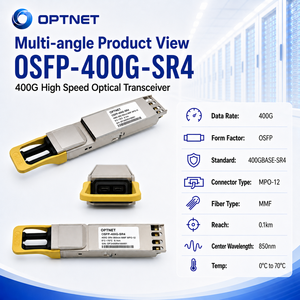 Module émetteur-récepteur optique OSFP 400G SR4 haute vitesse 400 Gbit/s MPO12 MMF 850 nm 100 m pour centre de données - Product Image 2