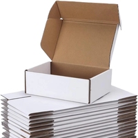 Boîte d'emballage en carton ondulé personnalisé avec impression couleur pour la livraison