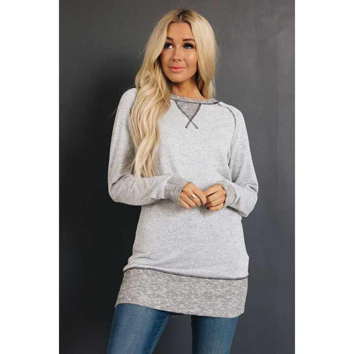 Women's Long Sleeve TD Blank Space Top Elegant Blouses & Shirts