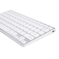 Mini-clavier sans fil bluetooth pour ordinateur, pc portable, léger, simple, look de bureau, style tendance, charge silencieuse, 1 pièce
