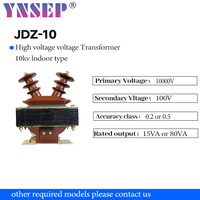 Transformateur de tension en résine époxy JDZ-10 10 kV pour intérieur, monophasé, à deux enroulements, transformateur de potentiel pour système de distribution d'énergie (VT)