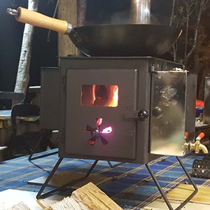 Réchaud <span class=keywords><strong>de</strong></span> camping portable à <span class=keywords><strong>bois</strong></span> compact pour jardin et <span class=keywords><strong>abri</strong></span> - Product Image 3