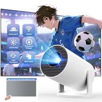 ÉCRAN DE PROJECTION GRATUIT DE 100 POUCES COMME UN CADEAU |   Projecteur intelligent LED HY300 pour cinéma maison, Android 11, mini projecteur portable d'extérieur