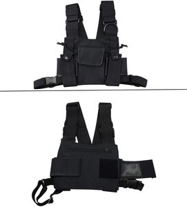 무전기용 전술 가슴 하네스 조끼 내구성 있는 2웨이 라디오 체스트 리그 - Product Image 4