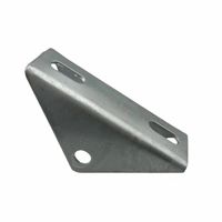 Connecteur triangulaire à quatre trous pour système de montage solaire, galvanisé à chaud, résistant à la corrosion, garantie 10 ans pour l'aménagement paysager