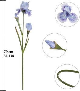 Fabricante de Flores de Iris, Venta al por Mayor de Flores de Iris Artificiales de Alta Calidad, Muestra Gratuita, Decoración de Jardines y Paisajes para Bodas - Product Image 3