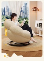 Canapé simple et moderne, créatif, pour chambre à coucher, salon, bureau, petit canapé, chaise de balcon, chaise de détente, fauteuil pivotant individuel