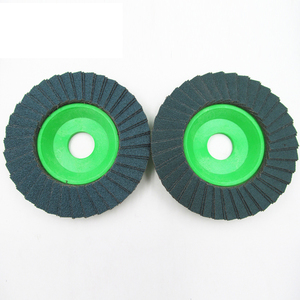 Rueda de aleta de disco de aleta de doble capa de Zirconia de 115*22mm con respaldo de plástico para moler acero inoxidable - Product Image 6