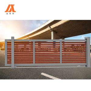 Porte coulissante automatique en alliage d'aluminium industriel personnalisée GINARI, 4 m, durable, écologique, couleur grise, garantie de 2 ans, moderne - Product Image 5