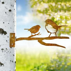 Ornements de jardin : Caterpillar Girl, Wolf, Modern Edge Dance, Dwarf Penguin, Items Rusted Work, Eagle Seal Bi - Product Image 3