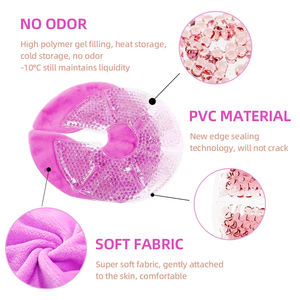 Muestra Gratuita, Venta al por Mayor de Fábrica, Compresa de Hielo para el <span class=keywords><strong>Pecho</strong></span> Personalizada de Color Morado de 17*18 cm, Alivio del Dolor, Prevención de Enfermedades Mamarias - Product Image 4