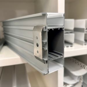 Éclairage mural intérieur moderne pour bureau, installation à clipser, <span class=keywords><strong>profil</strong></span> LED personnalisé, intensité réglable, garantie 5 ans - Product Image 3