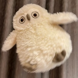 PLAYPOP JC Apollo Owl 26cm con Base Pesante 300g, <span class=keywords><strong>Peluche</strong></span> Sherpa ad Alta Densità, Simpatico Giocattolo Antistress con Occhi Grandi, Decorazione per Cameretta - Product Image 2