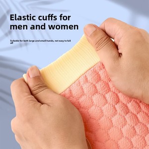 Zenidoo Double-sided Modern Bath Glove Honeycomb Towel Skin Exfoliating Scrubber <b>Brush</b> <b>Back</b> Body Sponge Rubbing All Natural - Product Image 2
