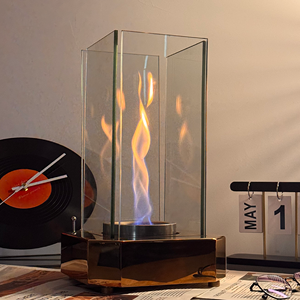 <span class=keywords><strong>Cheminée</strong></span> d'alcool de table en métal à flamme rotative, portable, sans fumée, au <span class=keywords><strong>bio</strong></span>éthanol, pour la décoration intérieure, le camping et l'extérieur - Vente en gros - Product Image 4