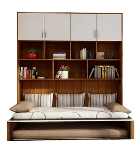 Mais novo Design China cama parede escondida Fornecedor, moderno quarto móveis parede cama murphy cama