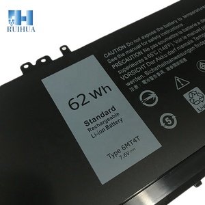 RUIHUA nouvelle batterie d'ordinateur portable pour <span class=keywords><strong>dell</strong></span> externe E5450 <span class=keywords><strong>E5470</strong></span> E5550 E5570 TXF9M 79VRK 07V69Y 7.6V 62Wh 6MT4T batterie pour ordinateur portable - Product Image 2