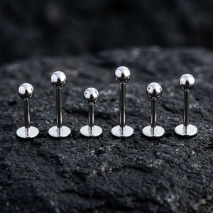 <span class=keywords><strong>Piercing</strong></span> Labret Punk Hipoalergénico de Acero Quirúrgico para Labio, Oreja y Boche, Joyería Corporal Multiusos - Product Image 4