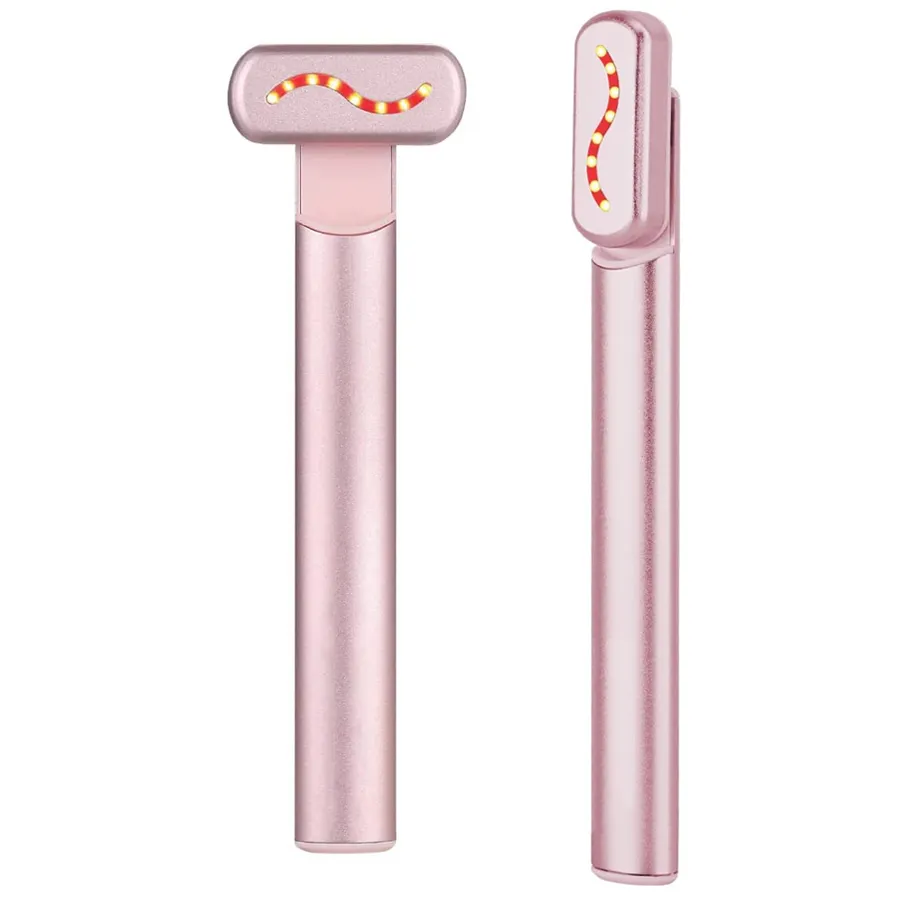 EMS tần số cao massage mắt LED vẻ đẹp thiết bị 4 trong 1 Facial Wand Red Light Therapy mặt chăm sóc da Wand cho khuôn mặt