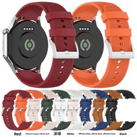 Bracelet de montre en silicone à libération rapide Trendybay 22 mm avec boucle en acier inoxydable, étanche, même design officiel pour Oppo Watch X X2
