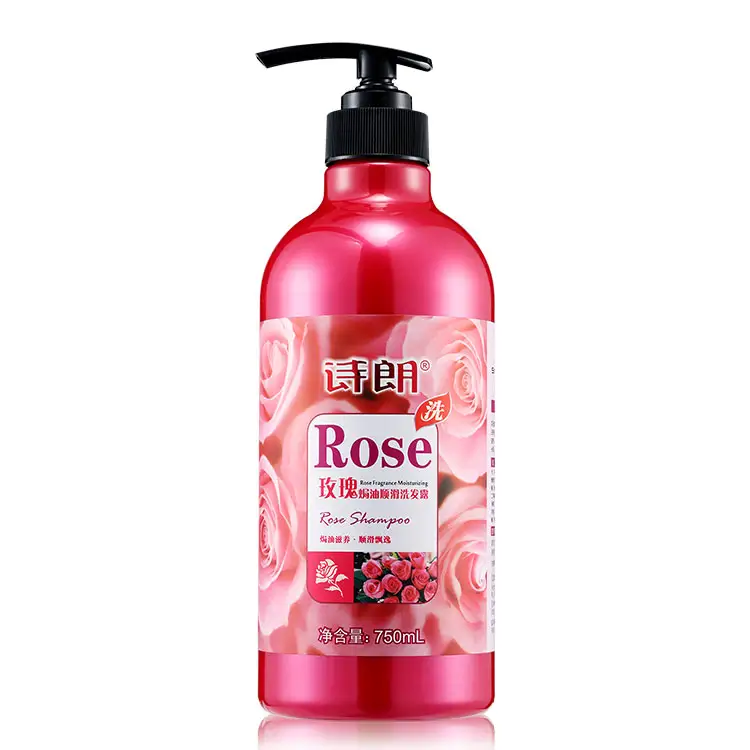 Toptan yüksek kalite gül şampuan saç bakım ürünleri OEM özel etiket şampuan