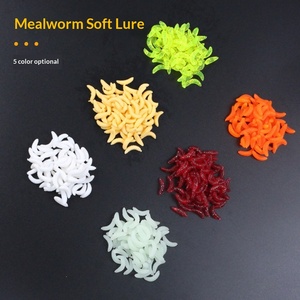 Appâts de pêche artificiels souples en plastique, vers et larves bioniques sans hameçons, en promotion sur <span class=keywords><strong>AliExpress</strong></span> - Product Image 4