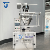 Machine de remplissage verticale à vis sans fin multifonction pour lait, café, farine de soja, poudre d'épices, sachets plastiques en forme d'oreiller et emballages alimentaires en rouleau