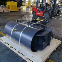 MONDE Nouvelle Plaque vibrante compacteuse pour excavatrice, Rouleau compacteur vibrant, Rouleau à tambour compacteur 20T pour machine de construction