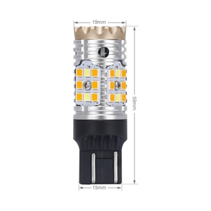 Sistema de iluminación CANBUS Hyper Flash LED Switchback de señal de vuelta de luz de doble Color <span class=keywords><strong>intermitente</strong></span> <span class=keywords><strong>bombilla</strong></span> - Product Image 2