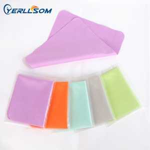 <span class=keywords><strong>Occhiali</strong></span> confezionati singolarmente borsa smerigliata di alta qualità pelle camoscio <span class=keywords><strong>occhiali</strong></span> per la pulizia di vestiti personalizzati - Product Image 4